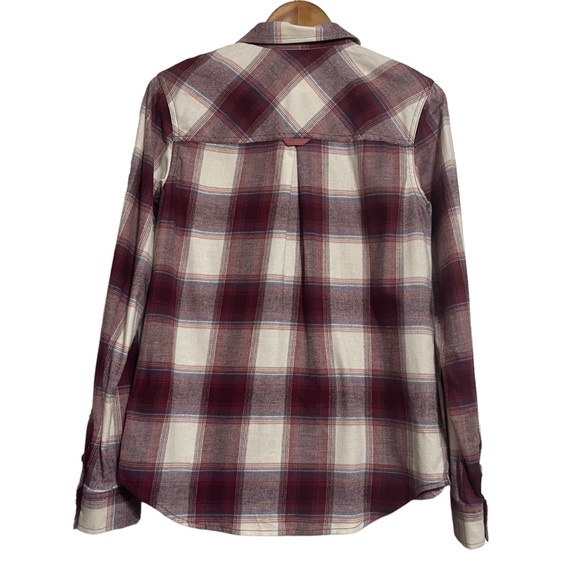 BASS OUTDOOR Women's Sz S Expedition Stretch Cotton Flannel Shirt Multicolor NWT - Picture 5 of 8